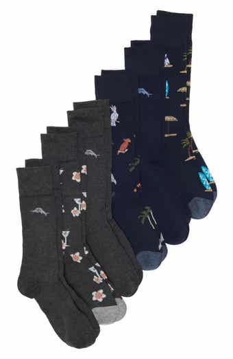 6-Pack Assorted Crew Socks