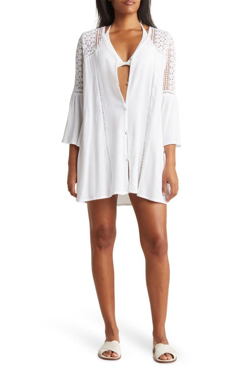 Lace Crochet Tunic Coverup