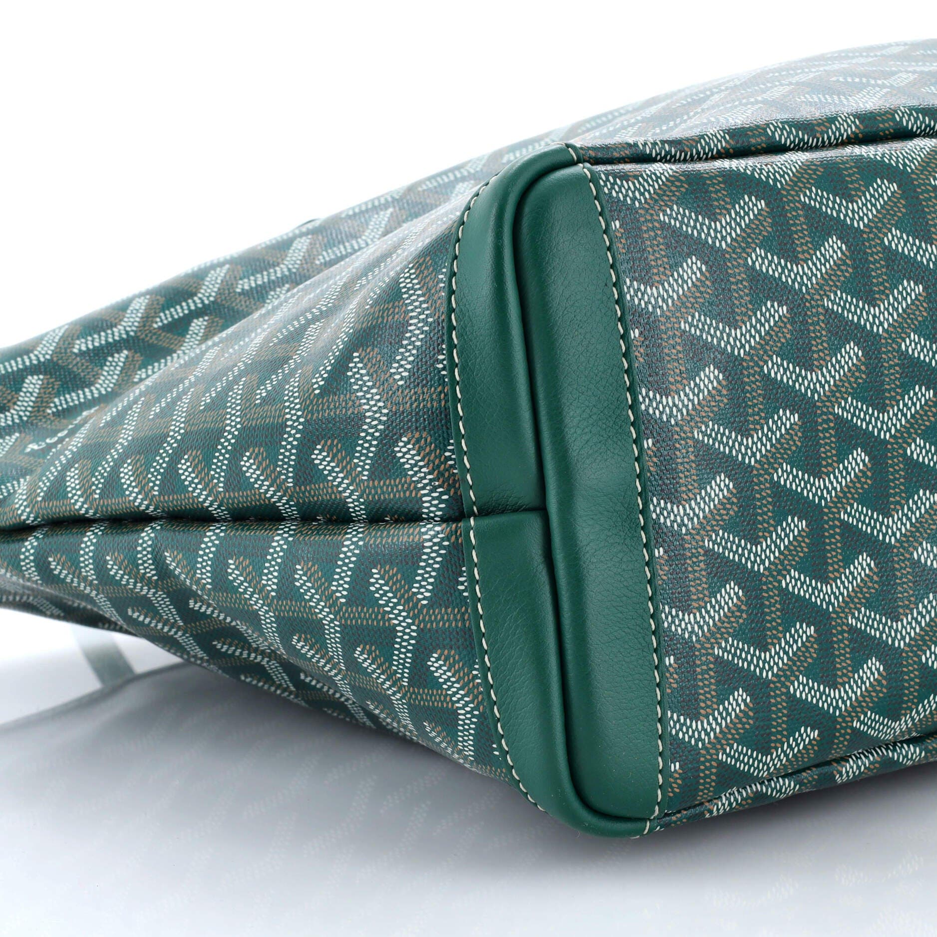 Pre-Owned Goyard Artois Tote Coated Canvas PM, Alternate, color, Green