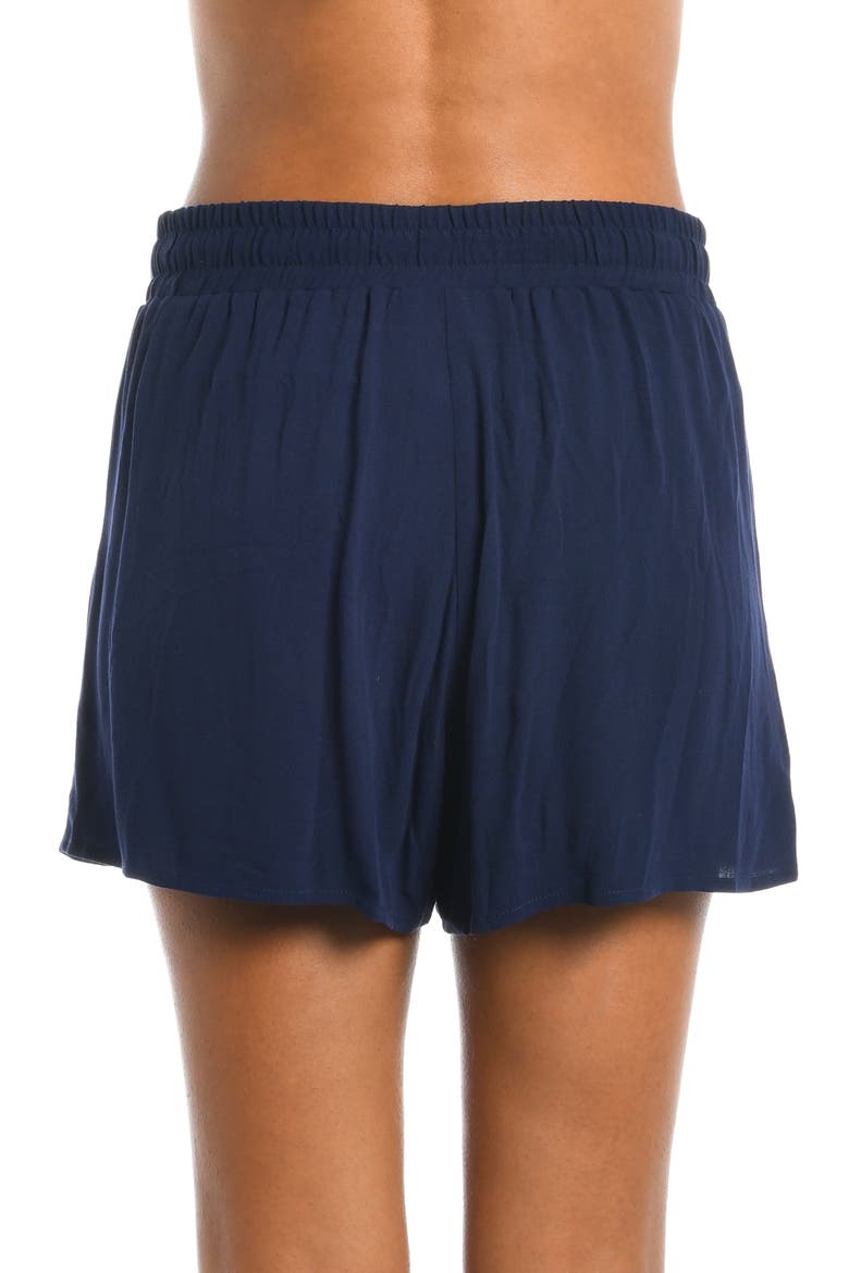 Beach Cover-Up Shorts, Alternate, color, INDIGO
