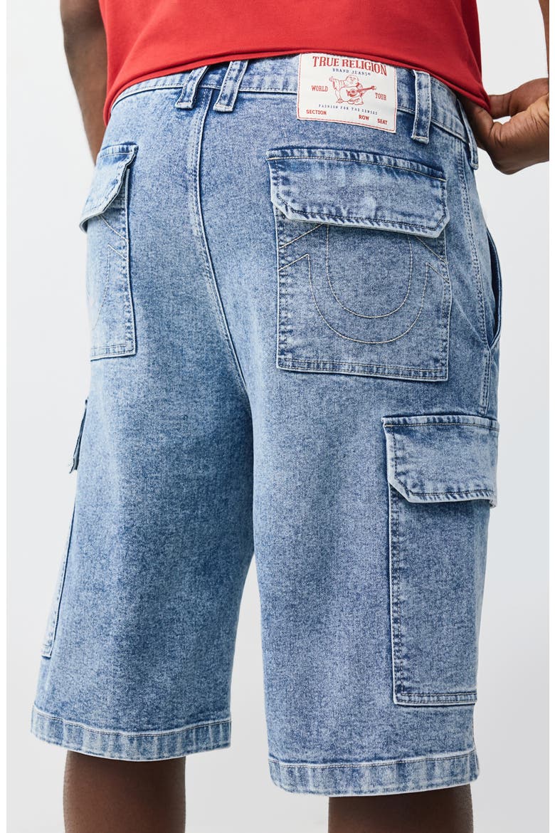 Baggy Cargo Shorts, Alternate, color, MEDIUM AVENTURINE BLUE WASH
