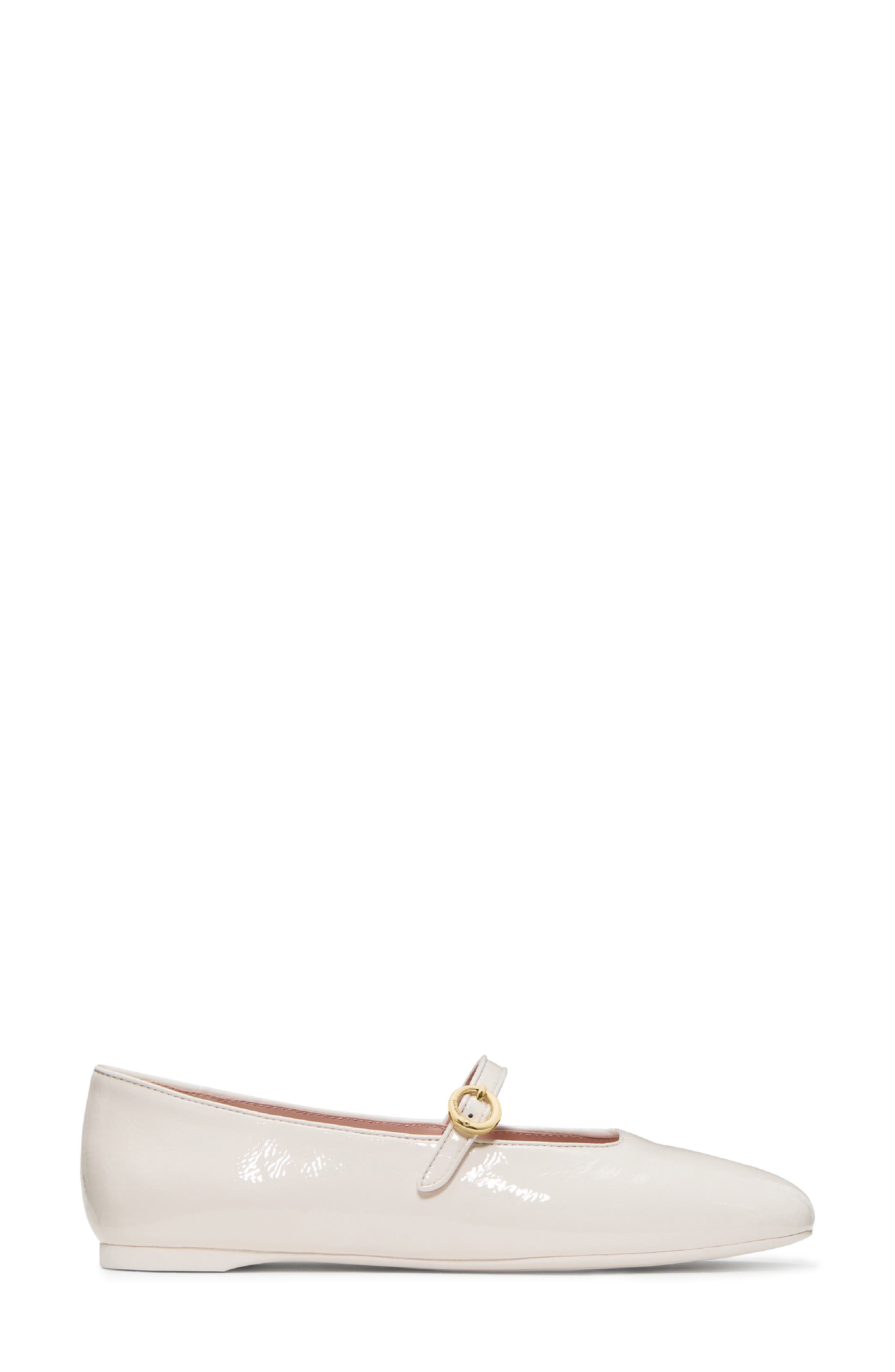 halo crinkled patent leather mary jane, Alternate, color, CREAM