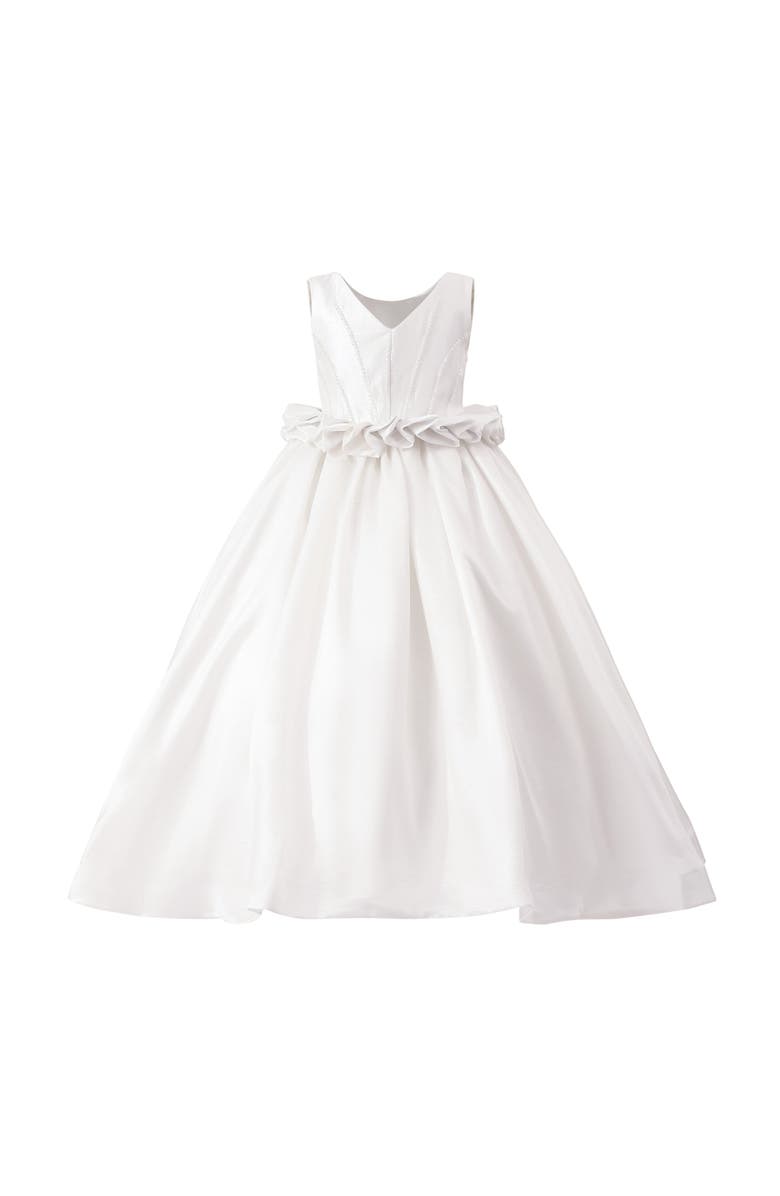 Tulleen Valestra Formal Dress, Alternate, color, White