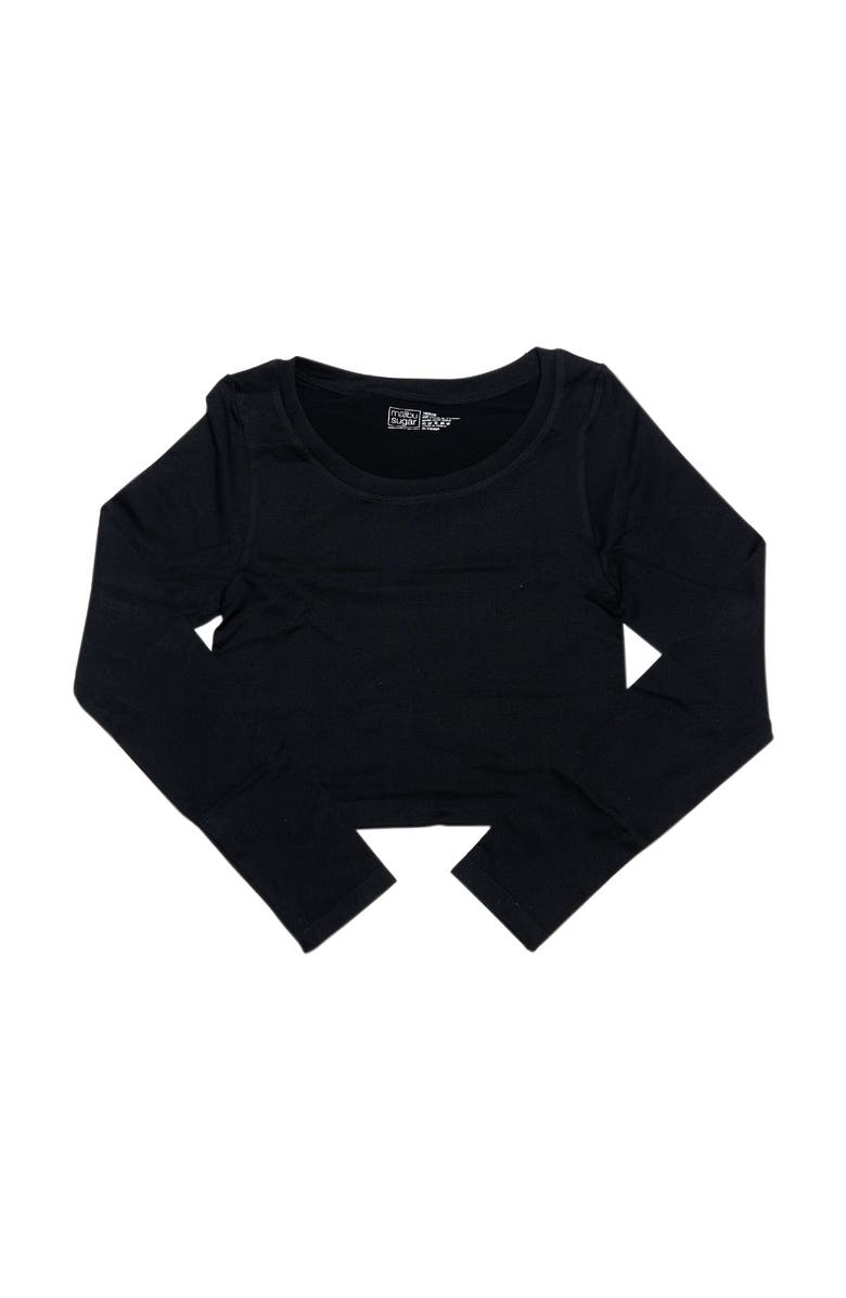 Malibu Sugar Goes with everything seamless top, Alternate, color, Black