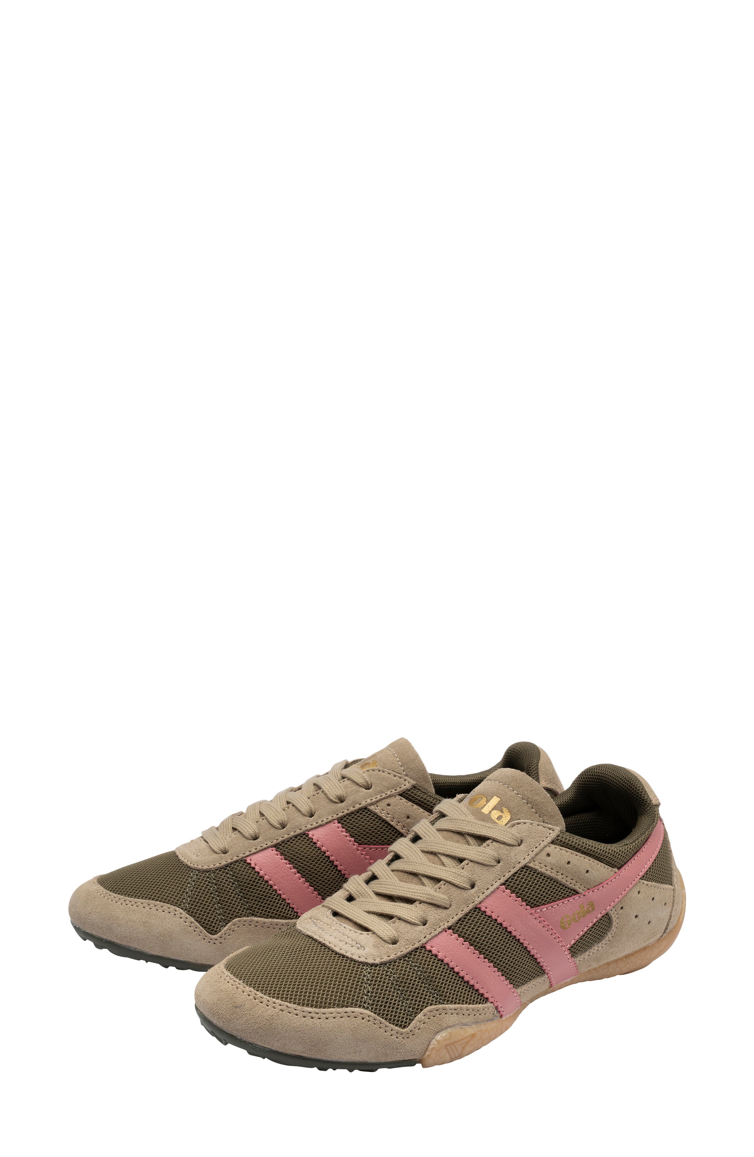 Cascade Sneaker, Alternate, color, KHAKI/CAPPUCCINO/CORAL/GUM
