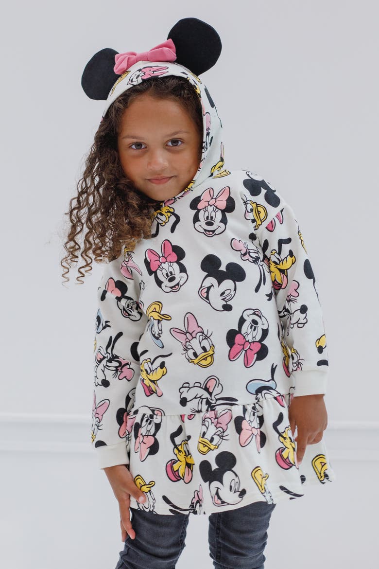 Mickey Mouse & Friends Cosplay Fleece Hooded Dress, Alternate, color, Tusk
