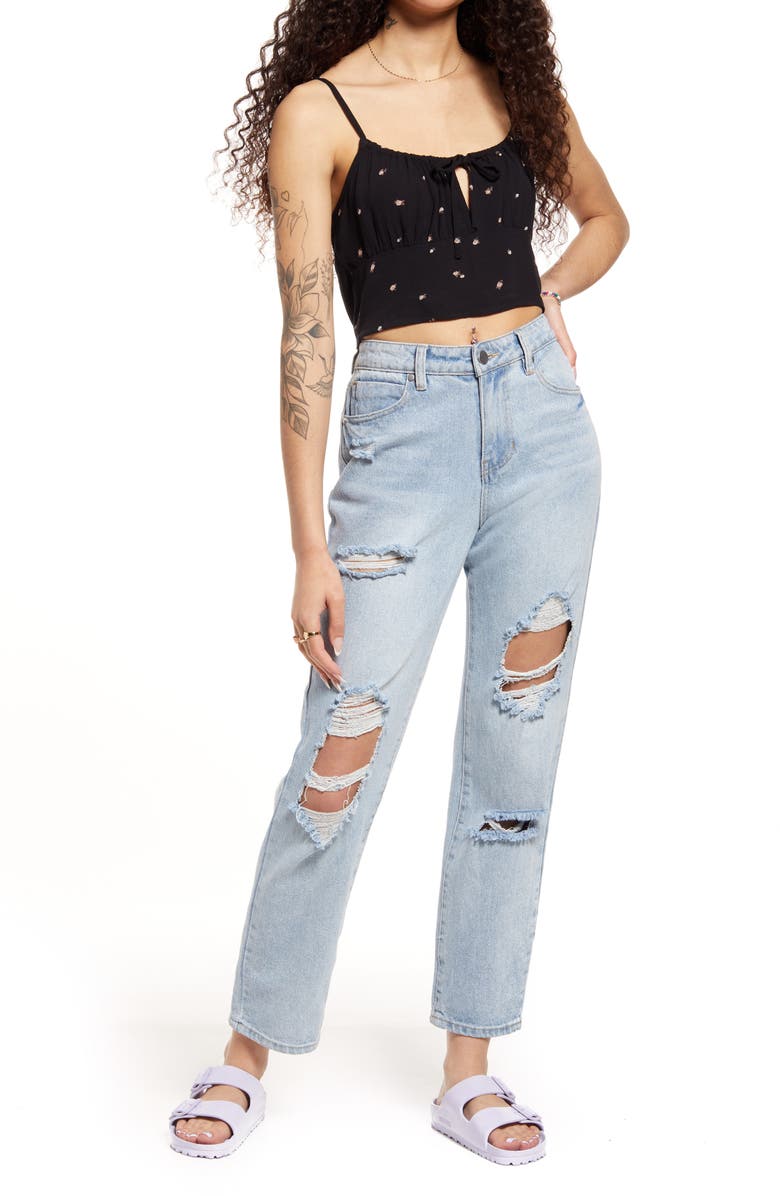 BP. Tie Detail Crop Camisole, Alternate, color,