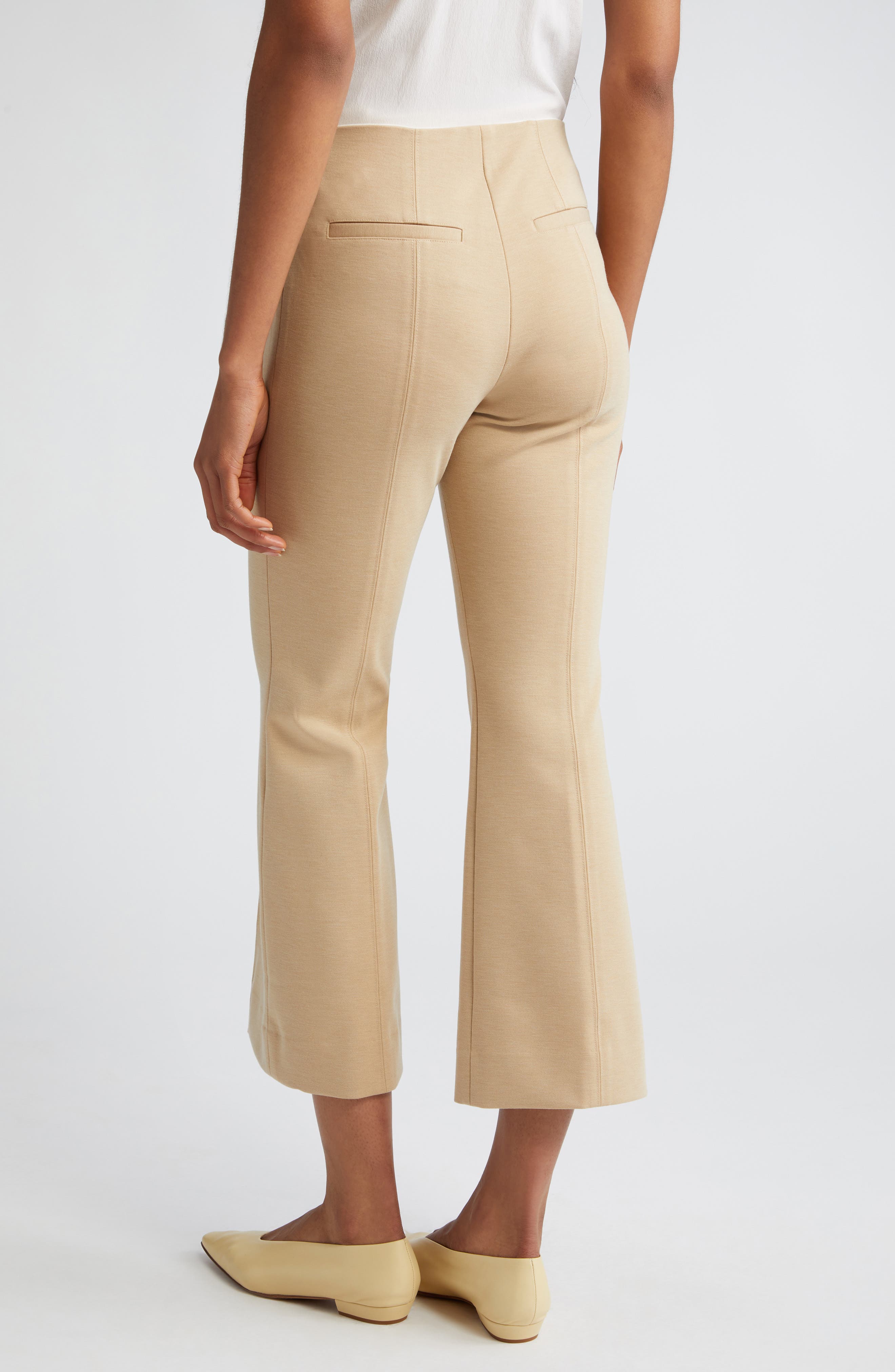 Ponte Knit Kick Flare Pants - image 2