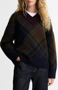 Barbour Shae V-Neck Wool Blend Sweater