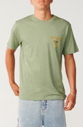Rip Curl Fade Out Icon Cotton Graphic T-Shirt