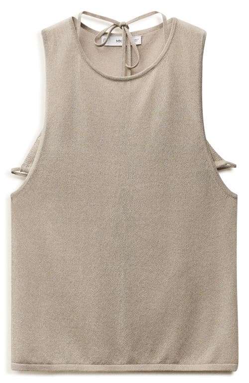Mango Layered Tank Top In Neutral