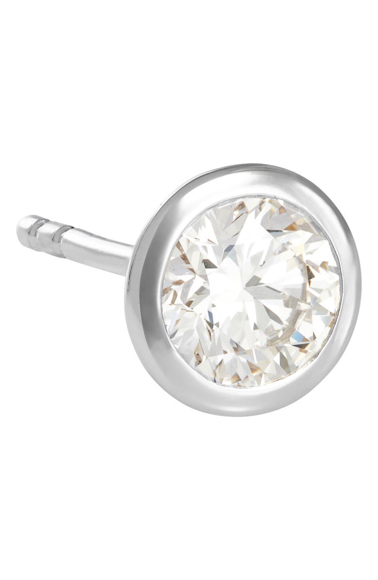 LIGHTBOX 1-Carat Lab Grown Diamond Bezel Stud Earrings, Alternate, color,