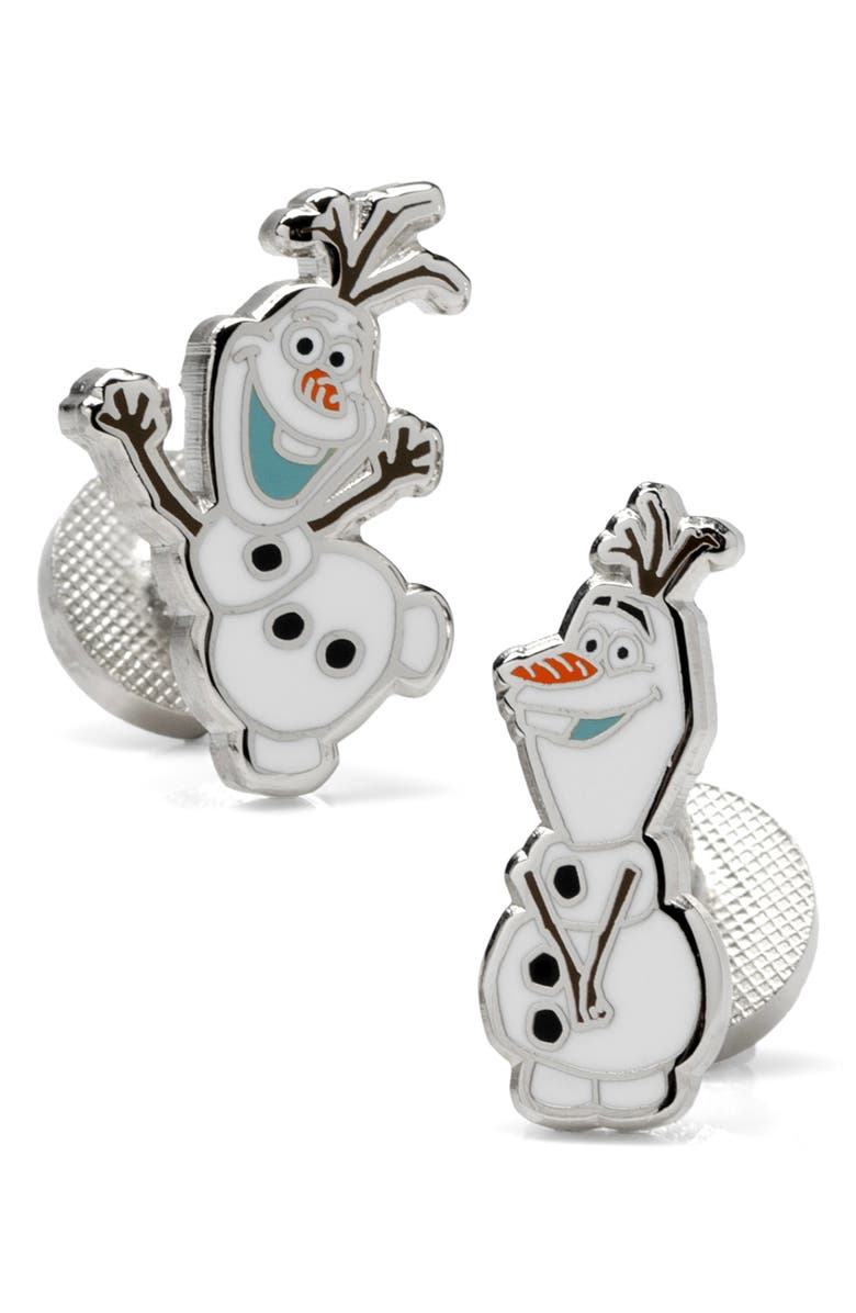 Cufflinks, Inc. Olaf Action Cuff Links, Main, color, White