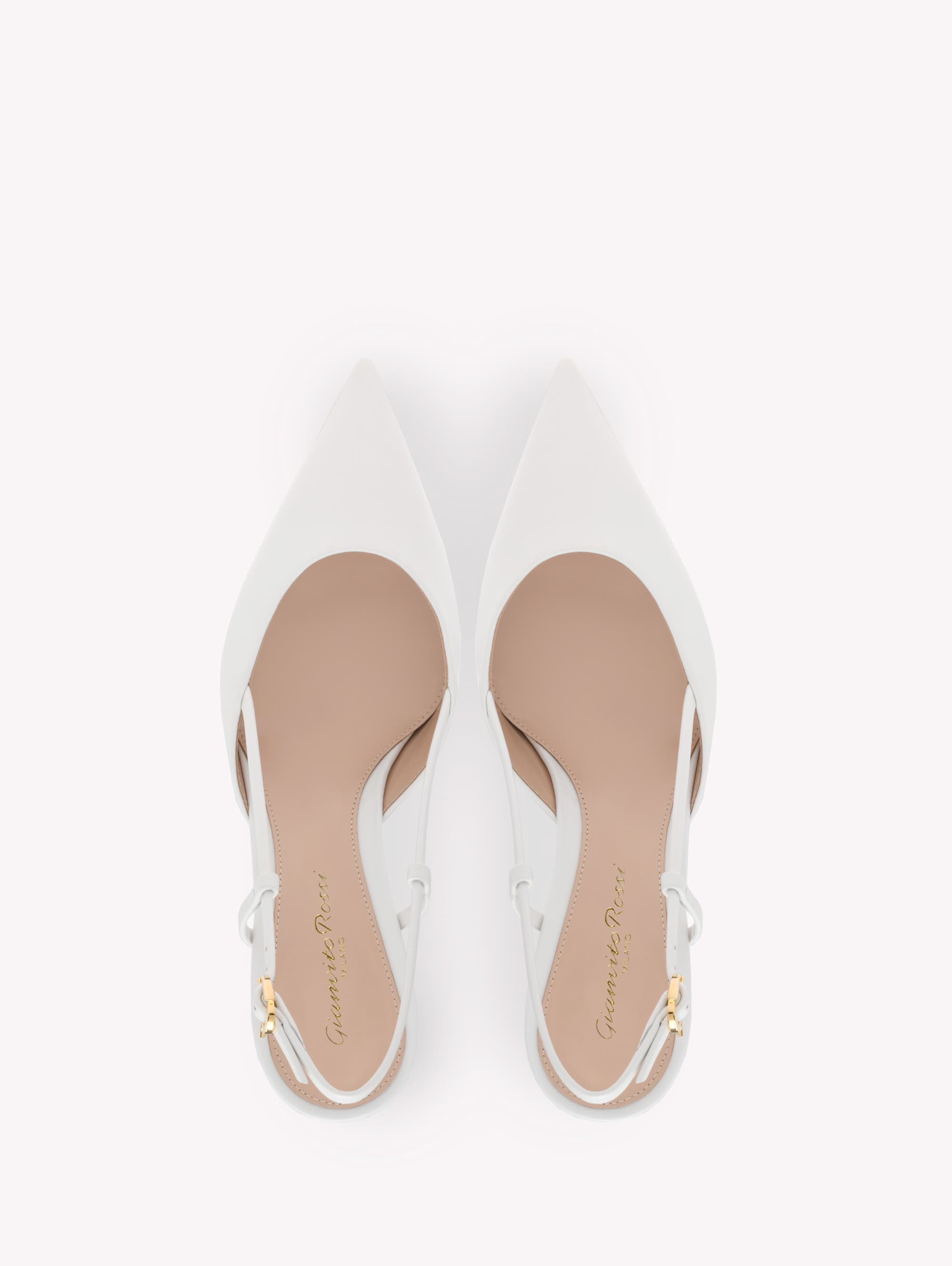 Gianvito Rossi Ascent 55 Pump, Alternate, color, White Leather