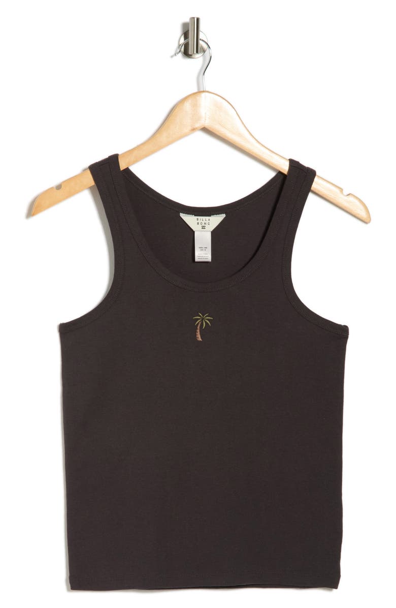 Billabong Mini Motif Tank Top, Alternate, color, Black Sands