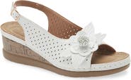 EXTREME BY EDDIE MARC Bethea Floral Appliqué Slingback Sandal