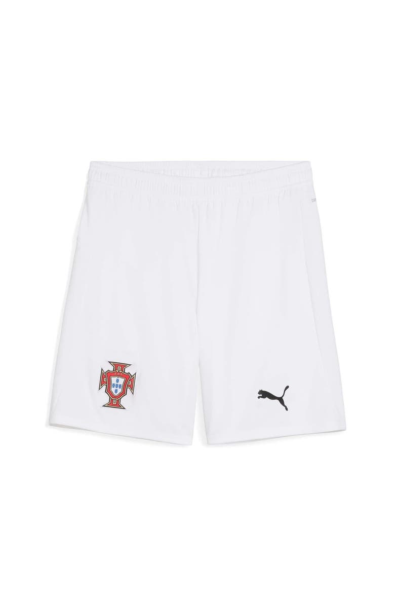 PUMA Men's Puma  White Portugal National Team 2025 Away Replica Shorts, Alternate, color, White