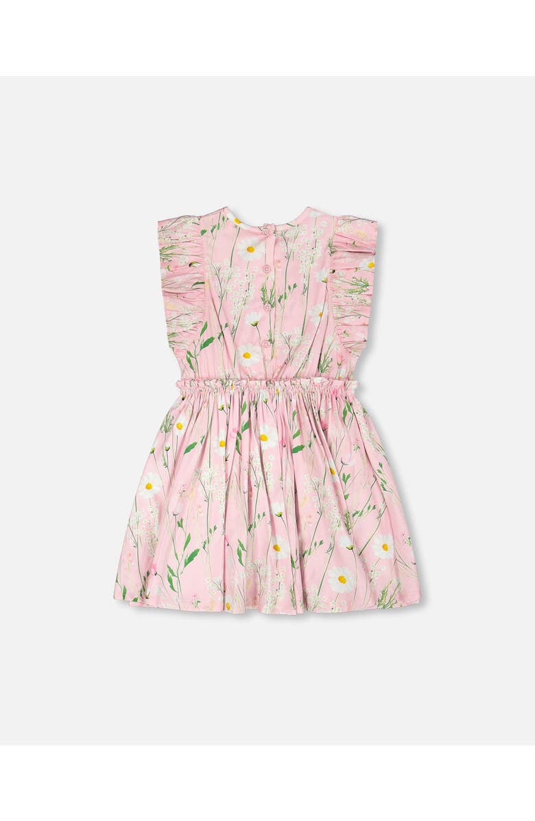 Deux par Deux Viscose Flowers Sleeveless Dress, Main, color, Pink Printed Flowers