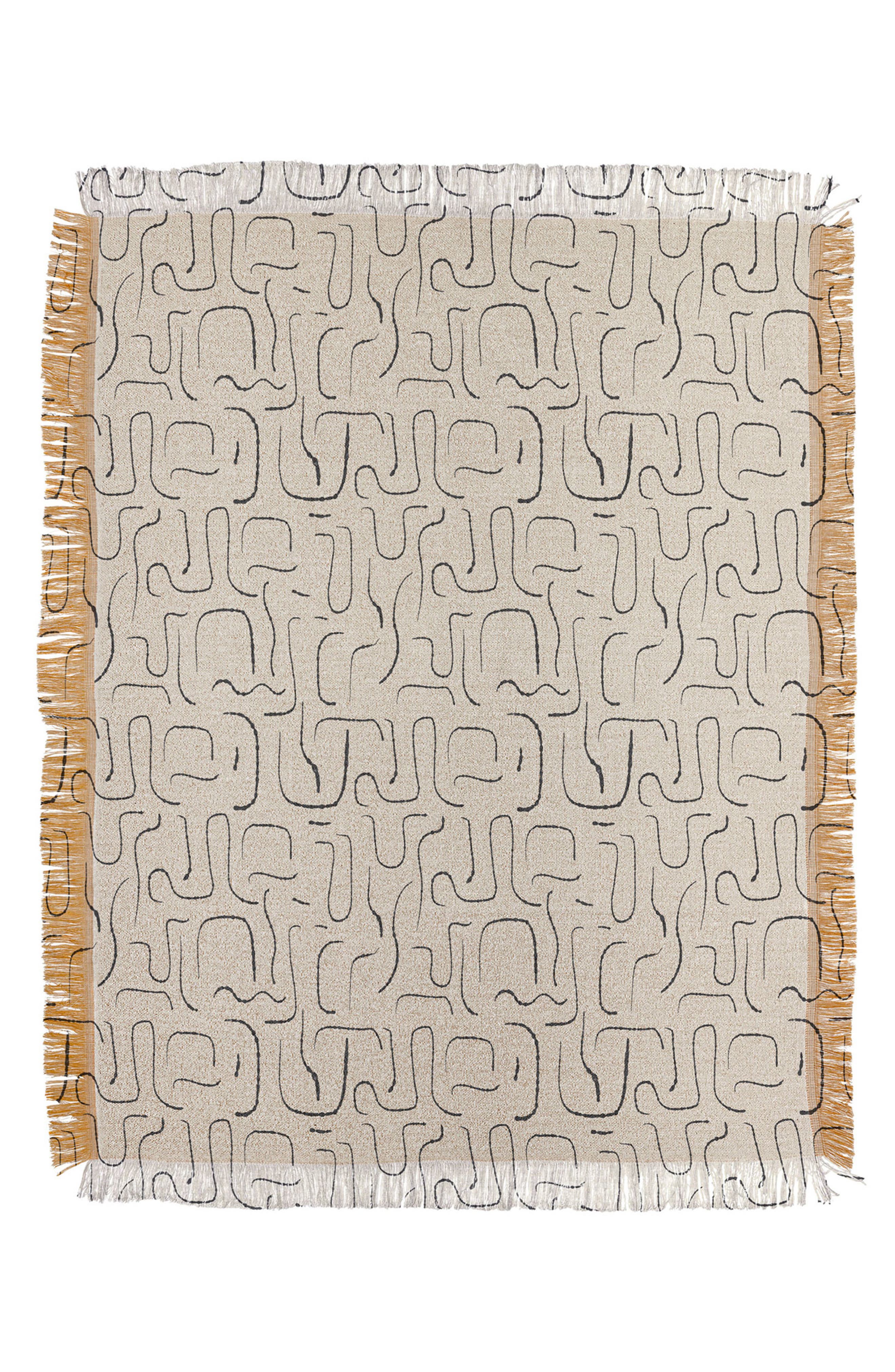 Deny Designs Iveta Abstract Lines Throw Blanket