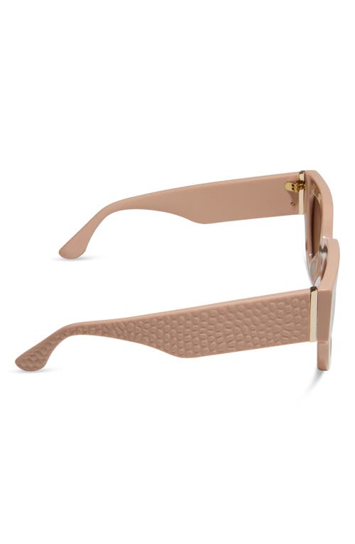 Diff Maren 50mm Square Sunglasses In Brown