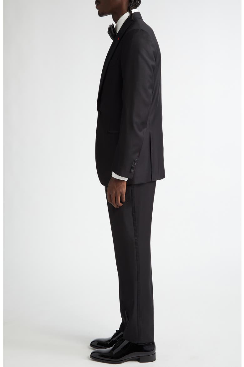 Sanita Wool Tuxedo, Alternate, color, BLACK
