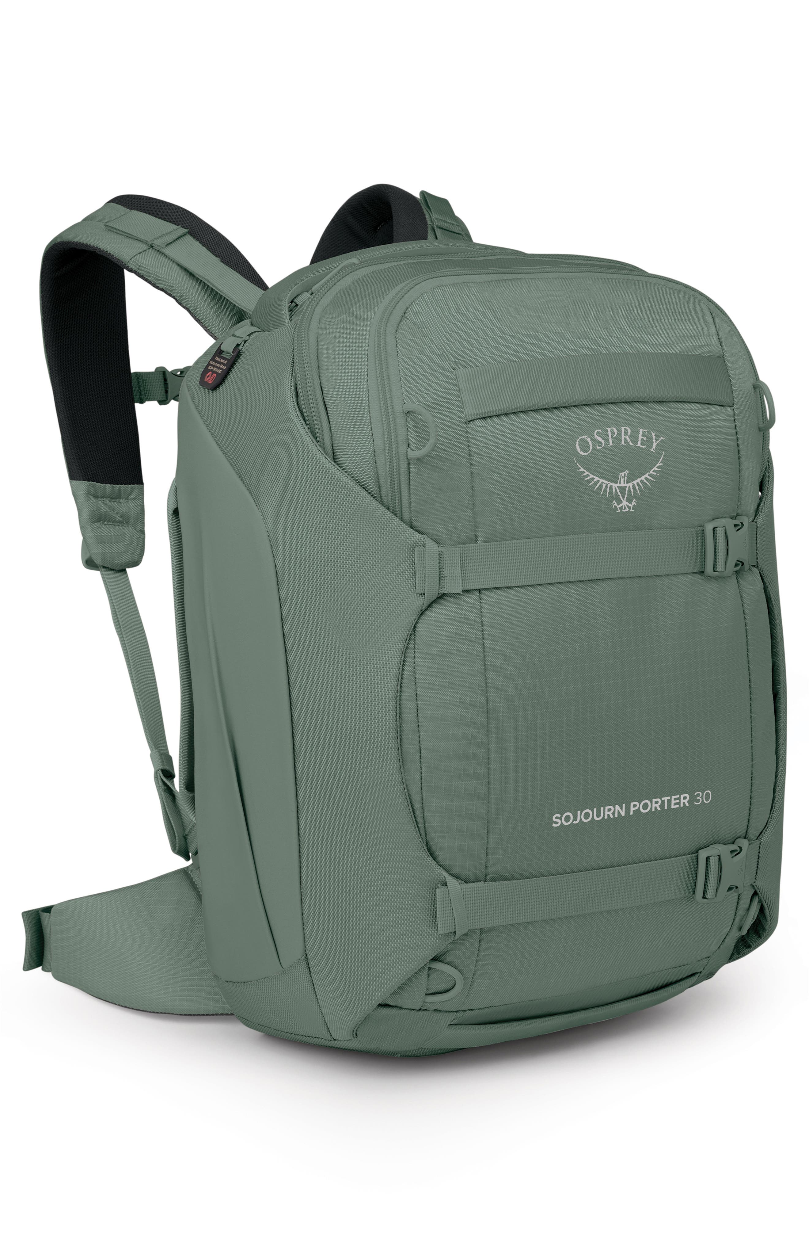 Sojourn Porter 30-Liter Recycled Nylon Travel Pack, Alternate, color, KOSERET GREEN