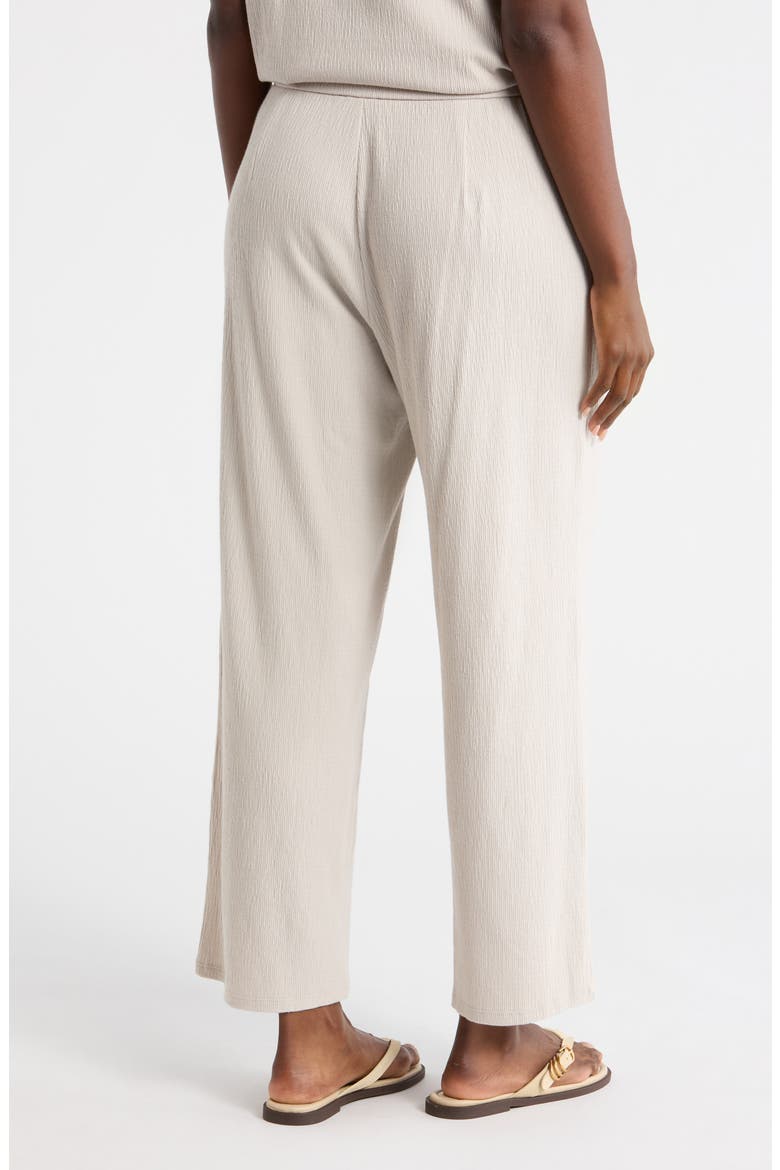 Jersey Ankle Wide Leg Pants, Alternate, color, CHALK