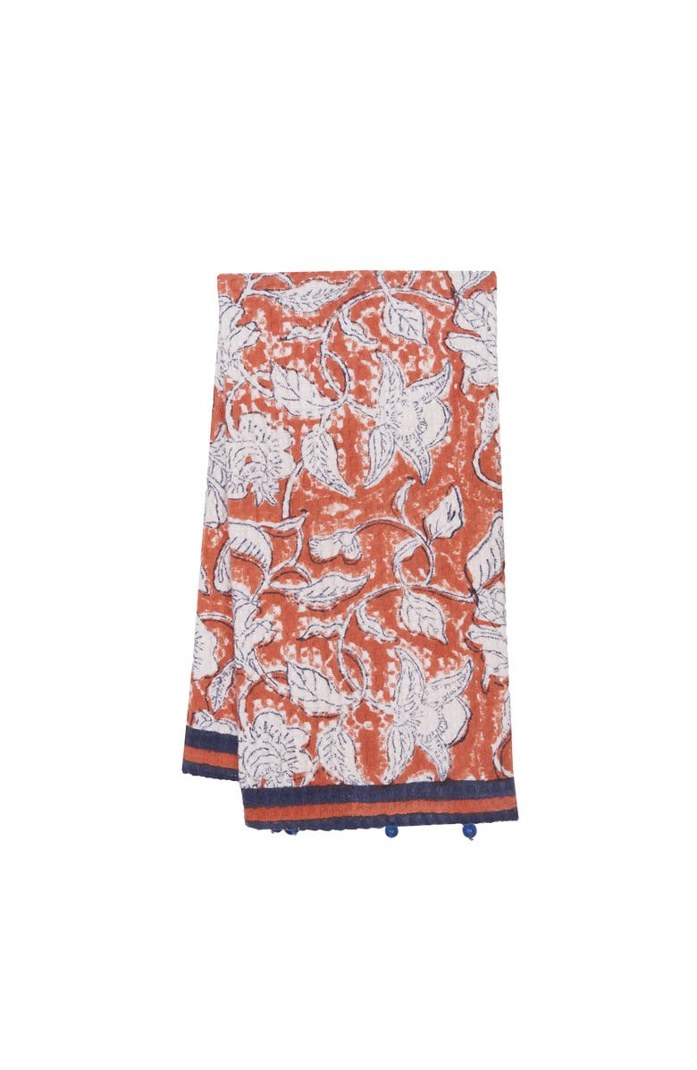 carol & frank Pocono Melon Towel, Main, color, Orange