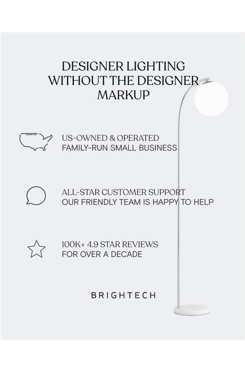 Brightech Squiggle 22" LED Table Lamp with Twisting Base and Ivory Empire Shade, Alternate, color, Classic Black