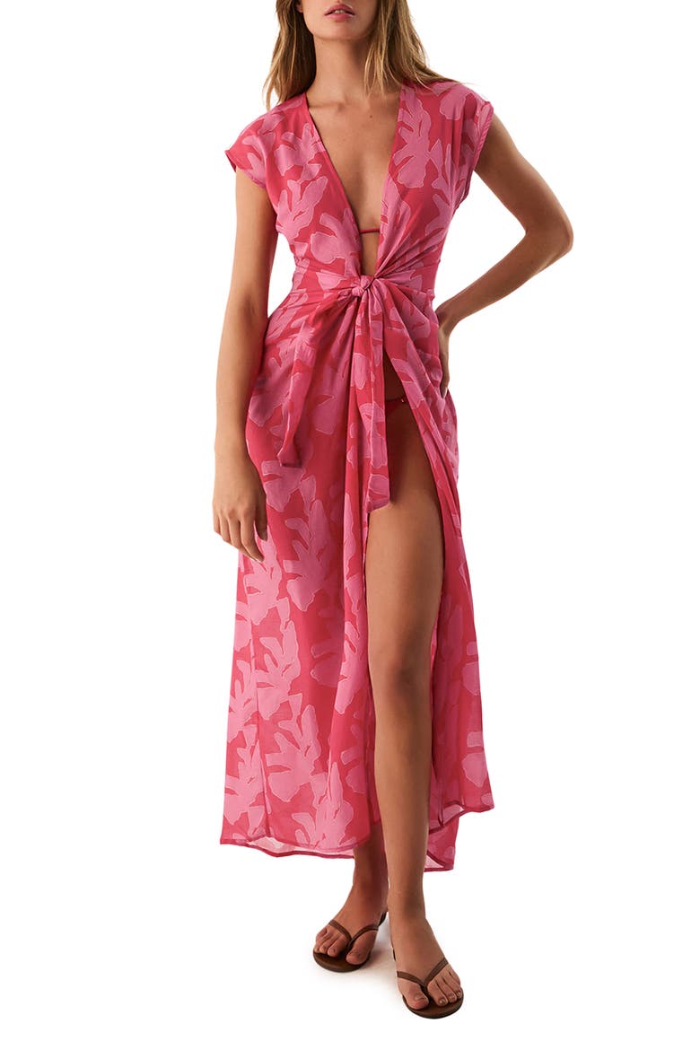 Sasha Long Cover-Up Dress, Main, color, MULTI
