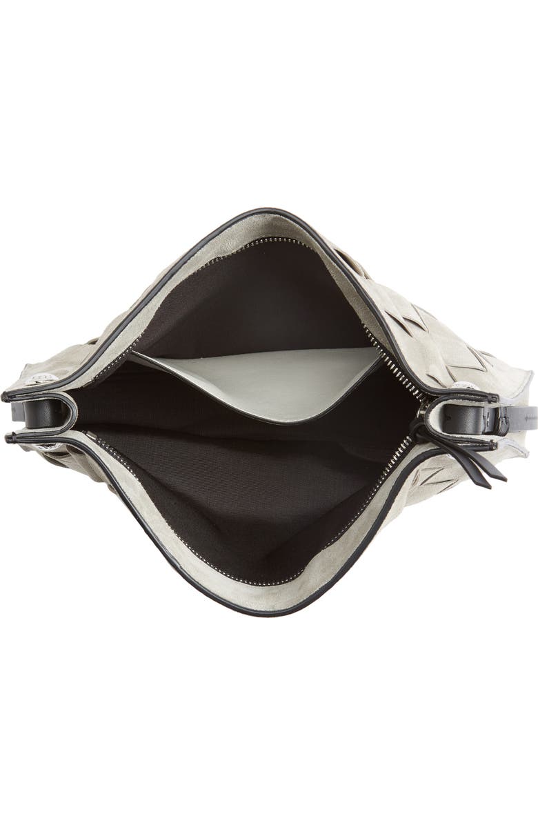 rag & bone Compass Suede Crossbody Bag, Alternate, color,