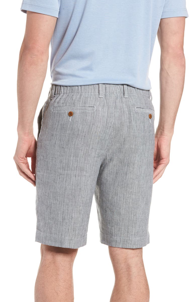Tommy Bahama Harbor Herringbone Linen Blend Shorts, Alternate, color, 