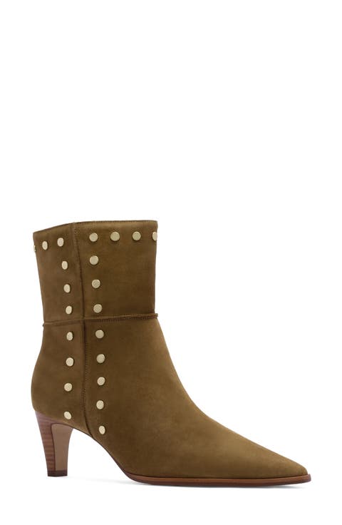 Reign Studded Pointed Toe Bootie