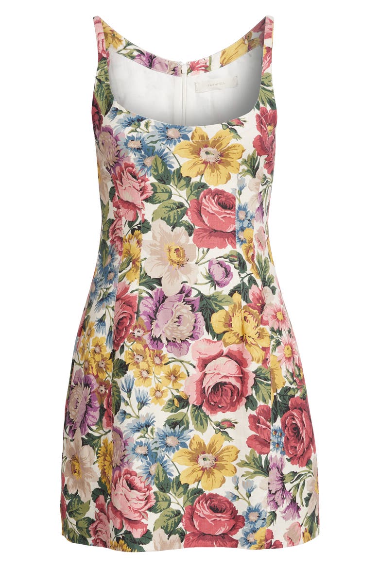 sanne mini dress Sanne Mini Dress Cecile Floral Pale Blue