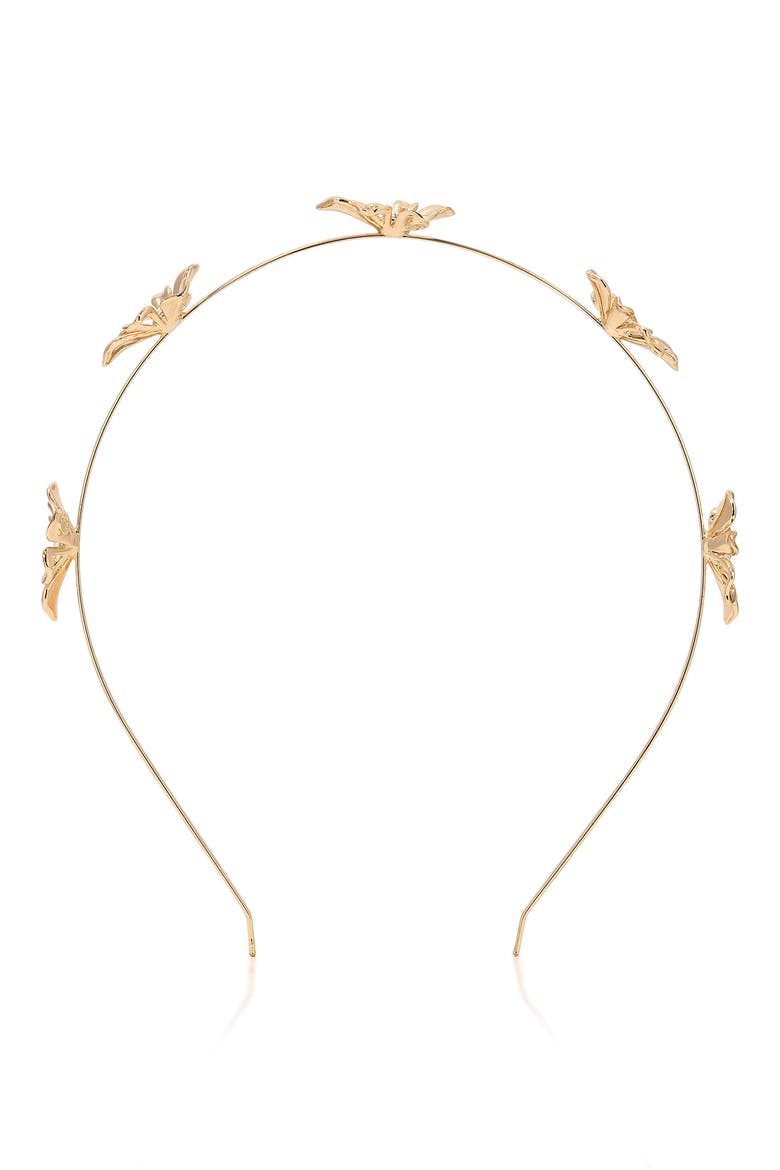 Petals Headband, Alternate, color, GOLD