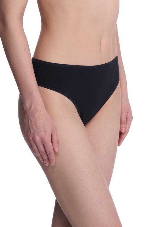 Natori Bliss Bare Cotton Hipster Briefs In Black