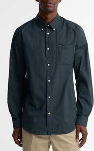 Barbour Harbourwall Tailored Gingham Button-Down Shirt