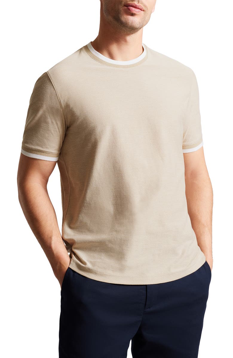 Ted Baker London Bowker Cotton Crewneck T-Shirt, Main, color, 