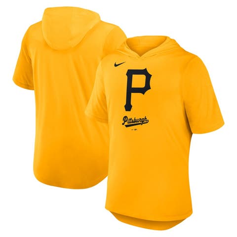 Men's Nike Gold Pittsburgh Pirates Tri-Blend Hoodie T-Shirt