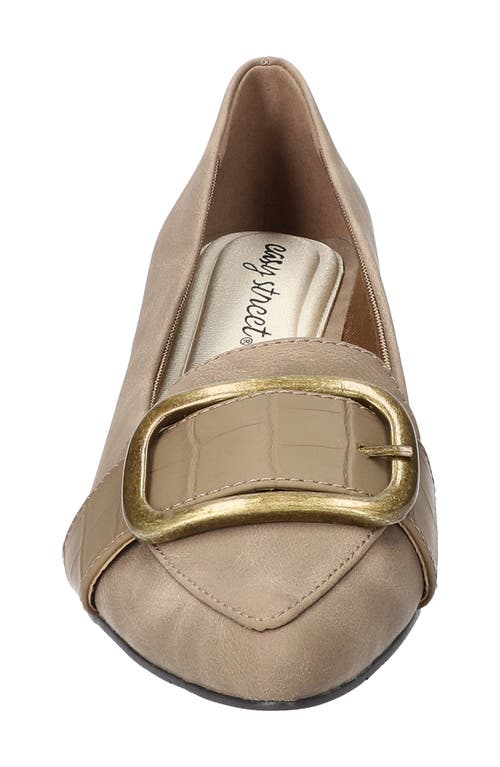 Easy Street Amber Pointed Toe Pump In Brown