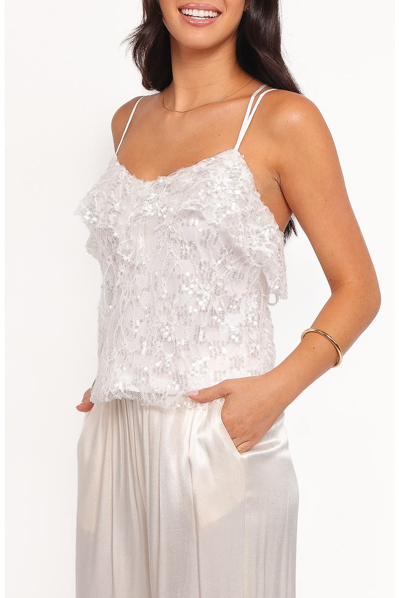 Zinnia Sequin Camisole, Alternate, color, IVORY
