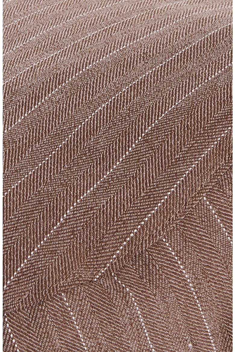 Pinstripe Driving Cap, Alternate, color, BROWN