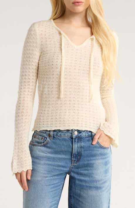 PacSun Diana Pointelle Sweater