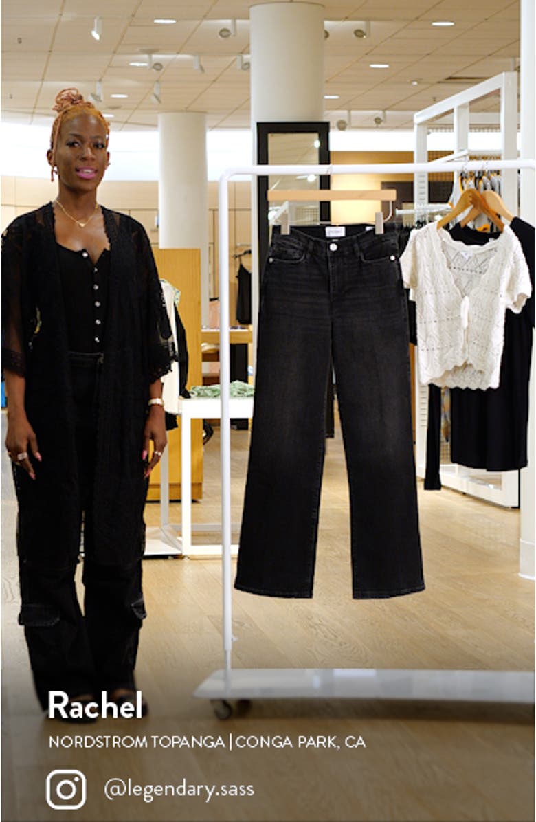 Le Slim Palazzo Wide Leg Jeans, sales video thumbnail