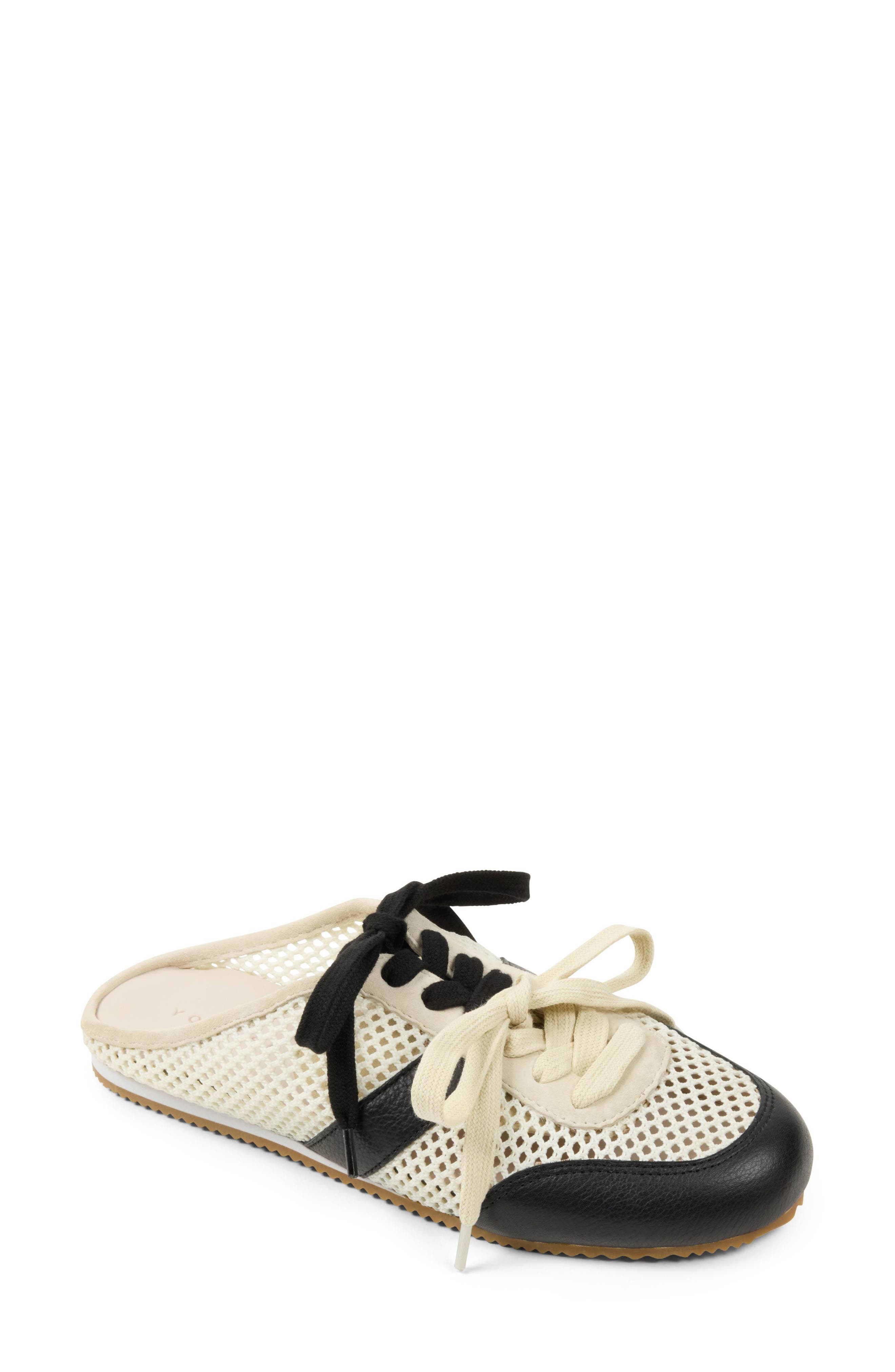 Kendi Sneaker Mule, Main, color, CREAM/ BLACK