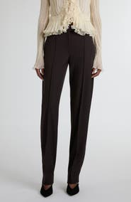 McQueen Pleated Wool Trousers