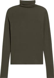 Vince Essentials Turtleneck Top