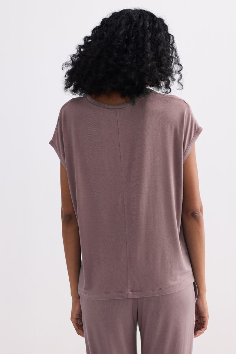 Relaxed Fit Tee Set, Alternate, color, Dusty Rose