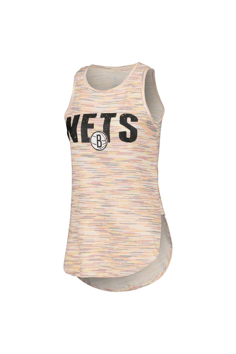 Women's Concepts Sport White Brooklyn Nets Sunray Tank Top, Alternate, color, White