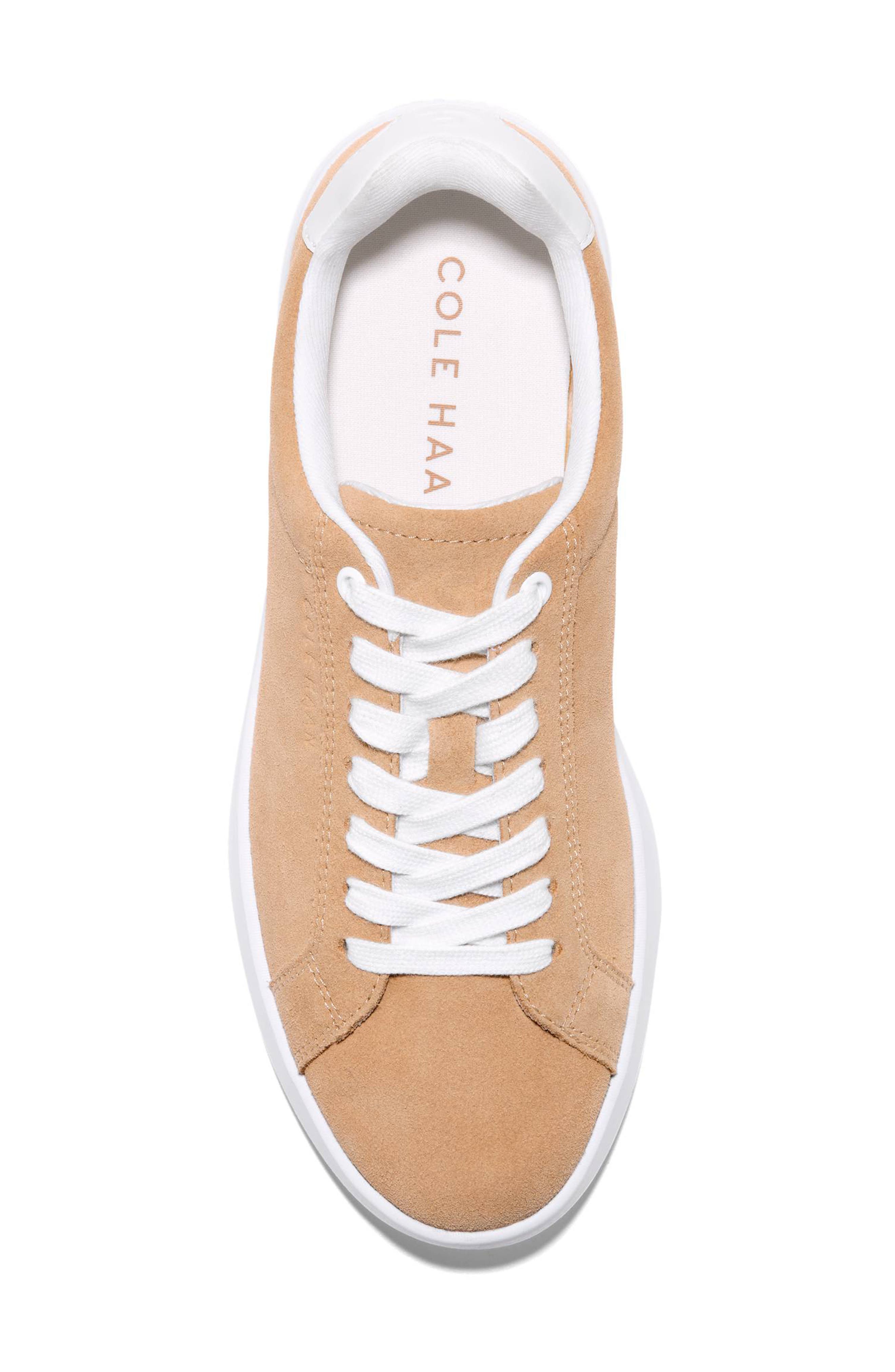Grand Crosscourt Tennis Shoe, Alternate, color, TUSCAN SAND SUEDE/ WHITE